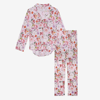 Posh Peanut Womens Long Sleeve and Relaxed Pajama Pants Set, Pari - PRE-SALE | These Sleepies provide comfort and delightful designs for joyful bedtimes.