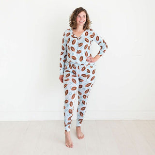 Posh Peanut Womens Long Sleeve Pajama Set - Field Day