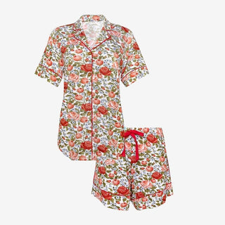 Posh Peanut Womens Short Sleeve Shirt and Shorts Pajama Set - Alma | These Sleepies provide comfort and delightful designs for joyful bedtimes.