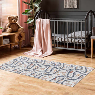 Mave Roads Washable Kids Rug