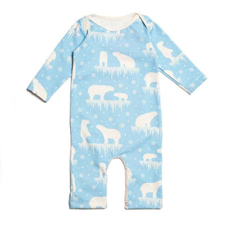 Winter Water Factory Long Sleeve Romper- Arctic Polar Bears