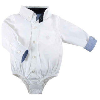 White Oxford Shirtzie Baby & Toddler Tops