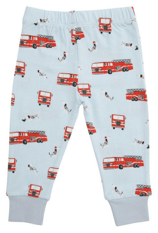 Boy's Lounge Wear Pajama Set - Firetruck Baby & Toddler Sleepwear