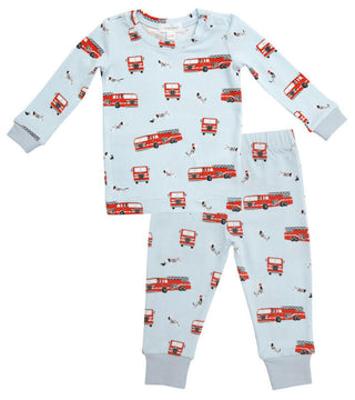 Boy's Lounge Wear Pajama Set - Firetruck Baby & Toddler Sleepwear