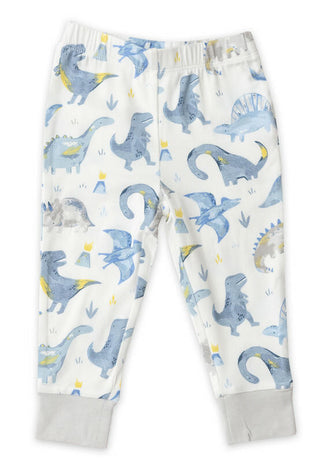 Boy's Short Sleeve Lounge Wear Pajama Set - Dinos Baby & Toddler Sleepwear