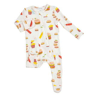 Burger Joint Zipper Footie Baby & Toddler Sleepwear