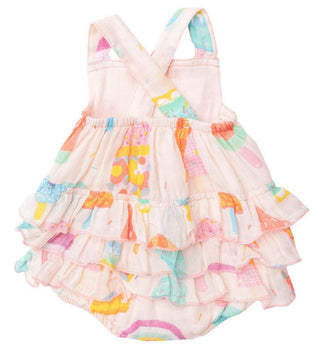 Girl's Ruffle Romper Sunsuit - Summer Popsicles Baby One-Pieces