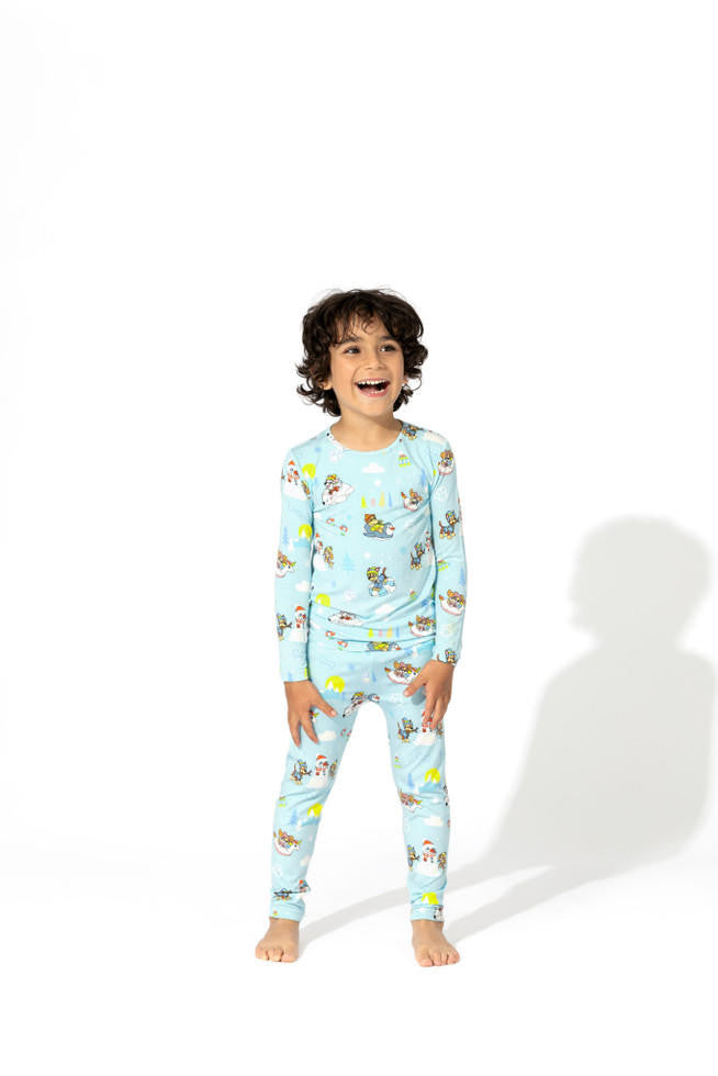 Bellabu Bear Bamboo Long Sleeve Pajama Set - PAW Patrol Winter – Baby Riddle