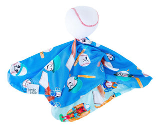 Baby Boys Plush Baseball Lovey Blanket - Brice (Baseball Faces) Swaddling & Receiving Blankets