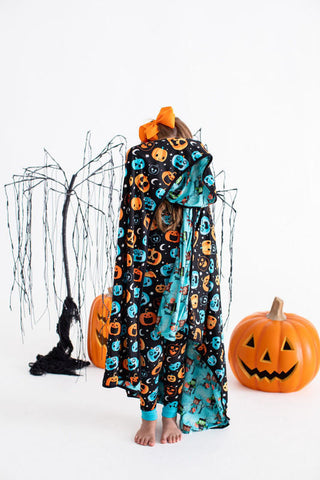 Baby Nursery Blanket - Jasper (Monsters and Werewolves) & Dex (Jack O'Lanterns) Glow-in-the-Dark Swaddling & Receiving Blankets