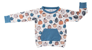 Bamboo Pocket Crewneck Sweatshirt - Levi (Pumpkins) Baby & Toddler Tops