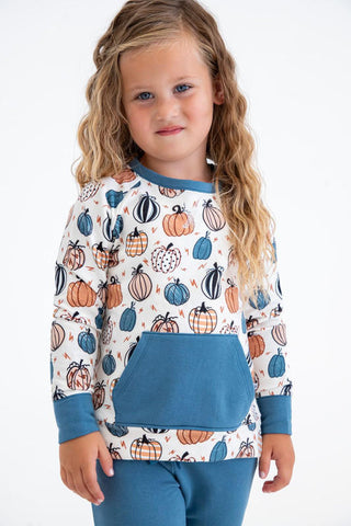 Bamboo Pocket Crewneck Sweatshirt - Levi (Pumpkins) Baby & Toddler Tops