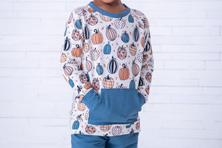 Bamboo Pocket Crewneck Sweatshirt - Levi (Pumpkins) Baby & Toddler Tops