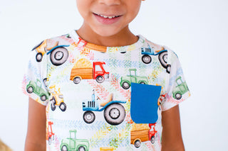 Boy's Pocket T-Shirt - Billy (Trucks and Tractors) Baby & Toddler Tops