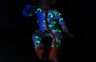 Convertible Footie Romper - Bates (Mummies) Glow-in-the-Dark Baby & Toddler Sleepwear