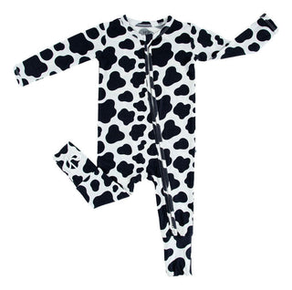 Bamboo Convertible Footie Romper - Betsy (Cow) Baby & Toddler Sleepwear