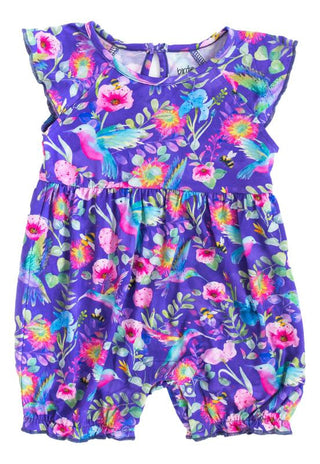 Girl's Bubble Romper - Holly Baby One-Pieces