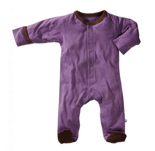 Footie Eggplant/Chocolate Baby & Toddler Sleepwear