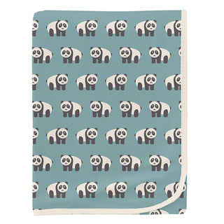 Baby Boys Print Swaddling Blanket - Jade Panda Swaddling Blankets