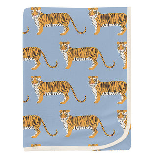 Baby Boys Print Swaddling Blanket - Pond Tiger Swaddling Blankets