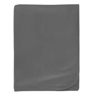 Baby Boys Solid Bamboo Swaddling Blanket - Pewter Swaddling Blankets