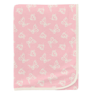 Baby Girls Print Swaddling Blanket - Lotus Butterfly Swaddling Blankets