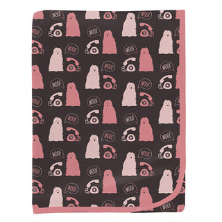 Baby Girls Print Swaddling Blanket - Midnight Telephone and Dog Swaddling Blankets