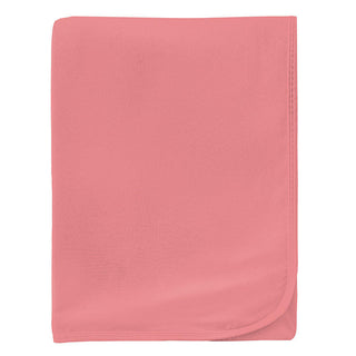 Baby Girls Solid Bamboo Swaddling Blanket - Strawberry Swaddling Blankets