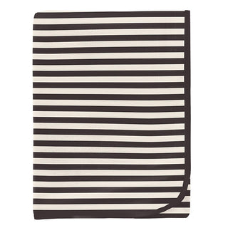 Baby Print Bamboo Swaddling Blanket - Jailhouse Rock Stripe Swaddling Blankets