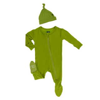 Baby Zipper Footie & Hat Gift Set - Meadow Baby & Toddler Sleepwear