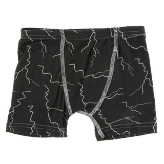 Boxer Briefs Set - Meteorology Stripe and Zebra Lightning Toddler Underwear