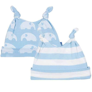 Boys Newborn Hat Gift Set - Pond Elephant & Pond Stripe Baby & Toddler Hats