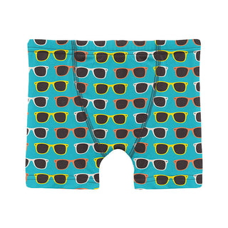 Boy's Print Bamboo Boxer Brief - Confetti Sunglasses Toddler Underwear