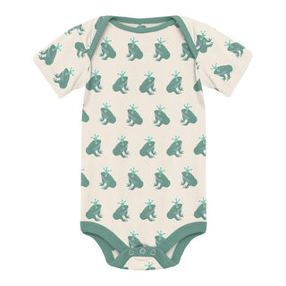 Boy's Print Short Sleeve One Piece (Set of 2) - Natural Frog Prince & Glass Baby One-Pieces