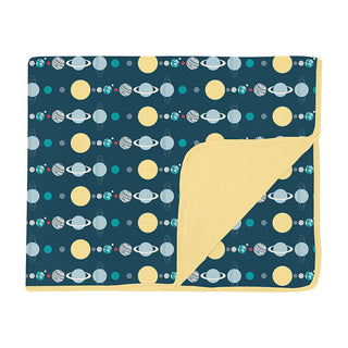 Boy's Print Toddler Blanket - Peacock Planets Swaddling & Receiving Blankets