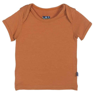 Boys Solid Short Sleeve Tee, Copper Baby & Toddler Tops