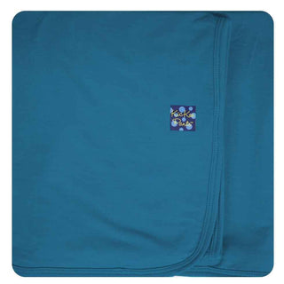 Boys Solid Stroller Blanket- Oasis Swaddling & Receiving Blankets