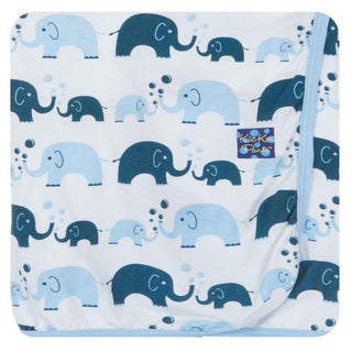 Boys Swaddling Blanket, Boy Bubble Elephant Swaddling Blankets