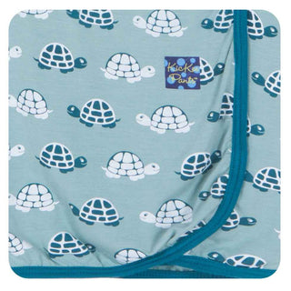 Boys Swaddling Blanket, Jade Turtle Swaddling Blankets