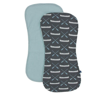 Burp Cloth Set - Jade & Stone Paddles and Canoe Burp Cloths