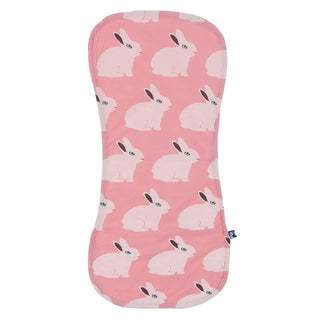 Burp Cloth Set - Natural & Strawberry Forest Rabbit Burp Cloths