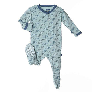 Footie - Jade Tide Baby & Toddler Sleepwear