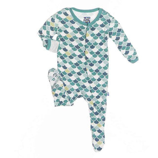 Footie - Lagoon Scales Baby & Toddler Sleepwear