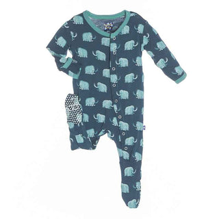 Footie - Peacock Mammoth Baby & Toddler Sleepwear