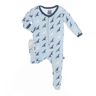 Footie - Pond Plesiosaur Baby & Toddler Sleepwear