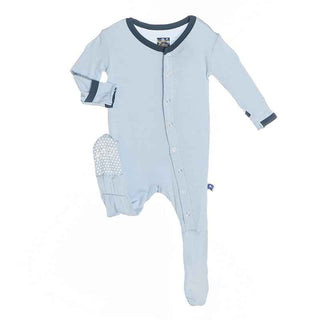 Footie - Pond with Contrast Trim Baby & Toddler Sleepwear