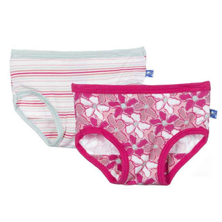 Girl Underwear (Set of 2), Desert Flower & Girl Desert Stripe Toddler Underwear