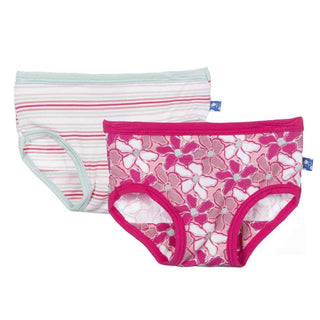 Girl Underwear (Set of 2), Desert Flower & Girl Desert Stripe Toddler Underwear