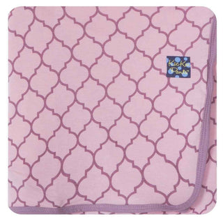 Girls Newborn Swaddling Blanket, Garden Gate Lattice Swaddling Blankets