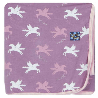 Girls Newborn Swaddling Blanket, Prancing Pegasus Swaddling Blankets